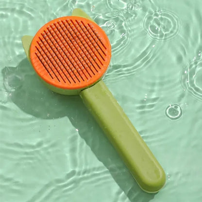 Self-cleaning Slicker Brush with Soft Massage for Pets