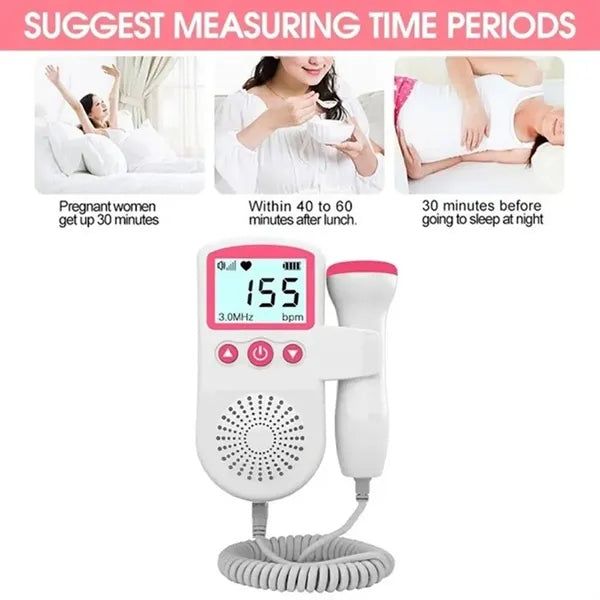 Handheld Portable Highly Sensitive Probe Home Fetal Doppler