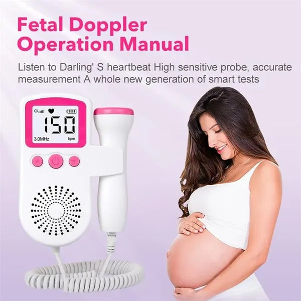 Handheld Portable Highly Sensitive Probe Home Fetal Doppler