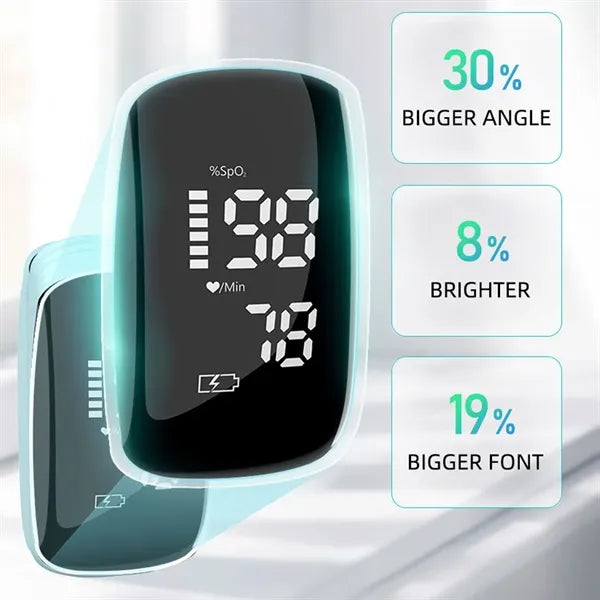 Rechargeable Blood Oxygen Saturation with Pulse Monitor