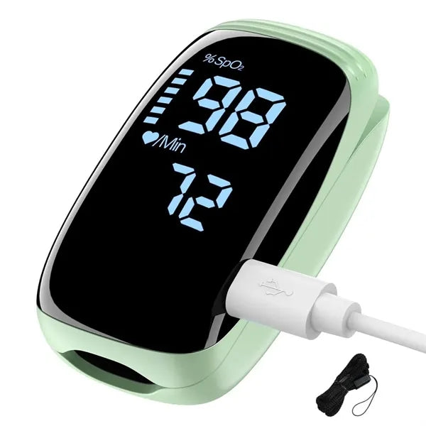 Rechargeable Blood Oxygen Saturation with Pulse Monitor