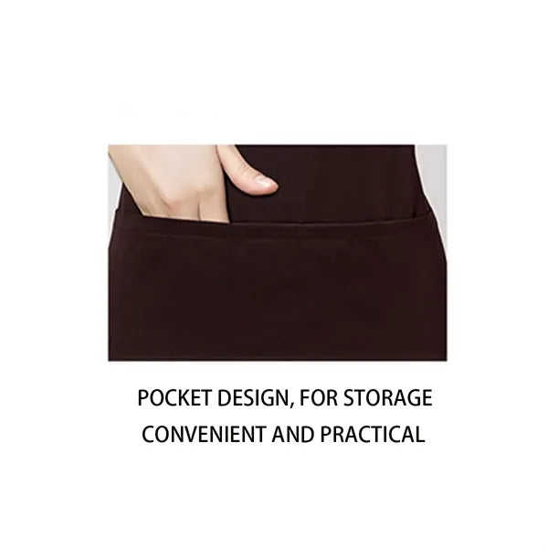 Waterproof Oil-Proof And Plain Apron In Kitchen