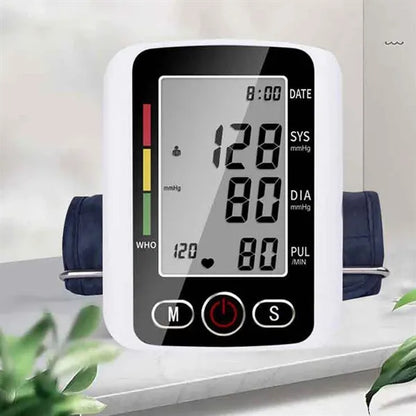 Digital Blood Pressure Monitor Machine with Upper Arm Cuff