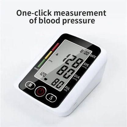 Digital Blood Pressure Monitor Machine with Upper Arm Cuff