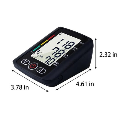 Digital Blood Pressure Monitor Machine with Upper Arm Cuff