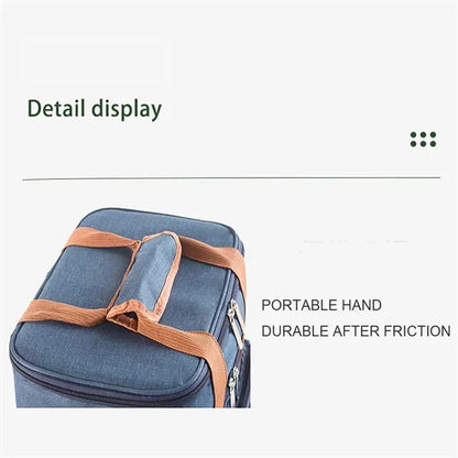 Portable Thick Double-Layer Picnic Camping Insulation Bag