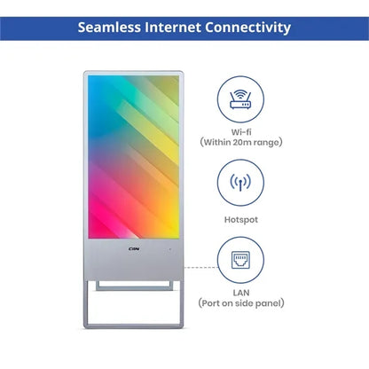 Portable LED Digital Display Signage with Floor Stand 32inch