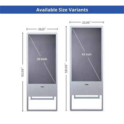 Portable LED Digital Display Signage with Floor Stand 32inch