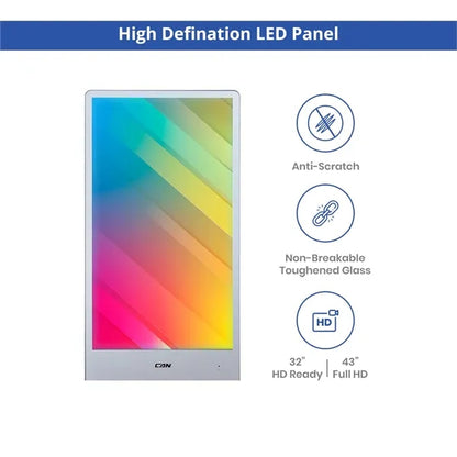 Portable LED Digital Display Signage with Floor Stand 32inch