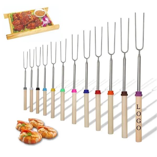 Stainless Steel Marshmallow Roasting BBQ Sticks