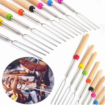 Stainless Steel Marshmallow Roasting BBQ Sticks