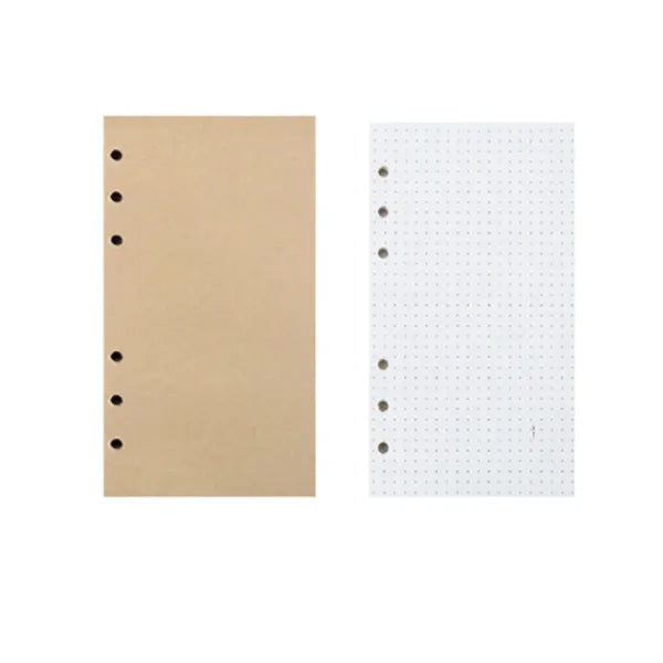 A6 PU Leather Refillable Notebook with Stick and Card Slots