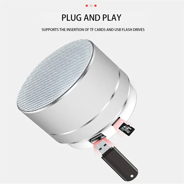 Metal Subwoofer Mini Bluetooth Speaker