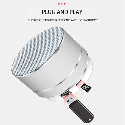 Metal Subwoofer Mini Bluetooth Speaker