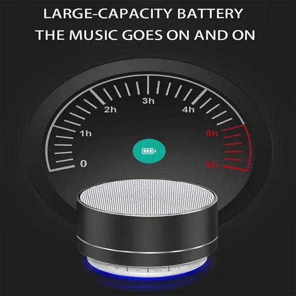 Metal Subwoofer Mini Bluetooth Speaker