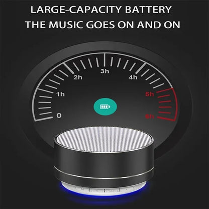 Metal Subwoofer Mini Bluetooth Speaker