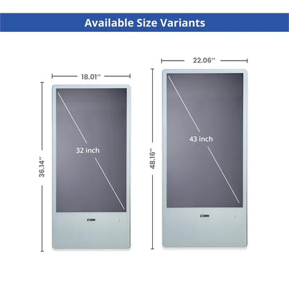 Portable LED Wall Mount Digital Display Signage 32Inch