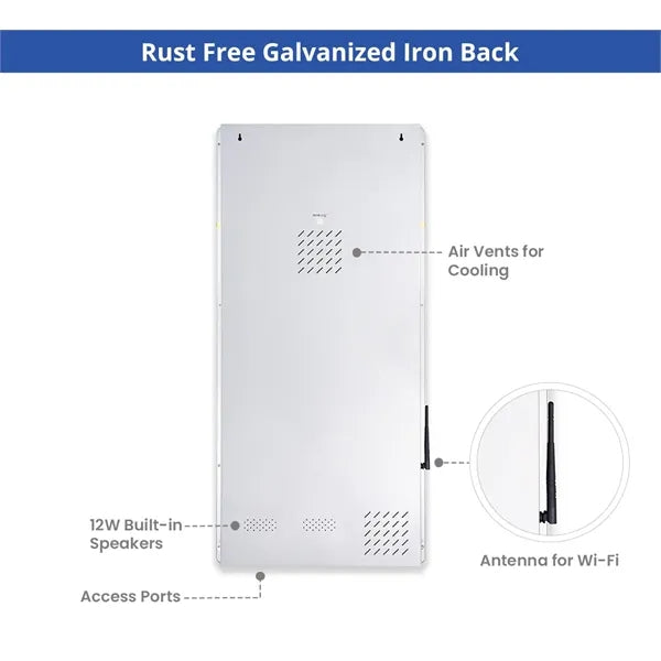 Portable LED Wall Mount Digital Display Signage 32Inch