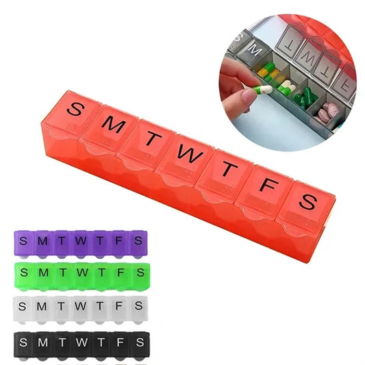 Weekly 7 Days Pill Case Travel Daily Pill Box