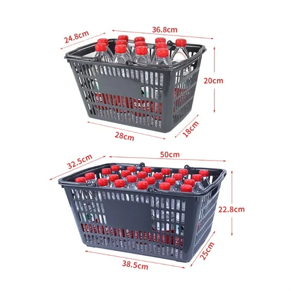 Custom Branded Retail Shopping Basket with Logo