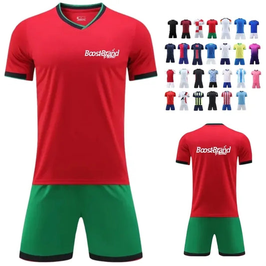 Custom Team Sublimated Soccer Uniform Jersey Kit