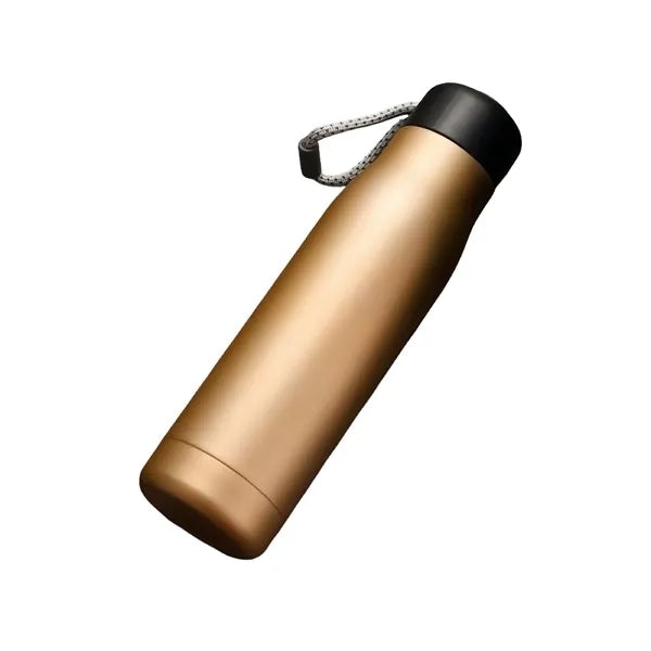 18oz Stainless Steel Insulated Bottle Carry Strap Travel