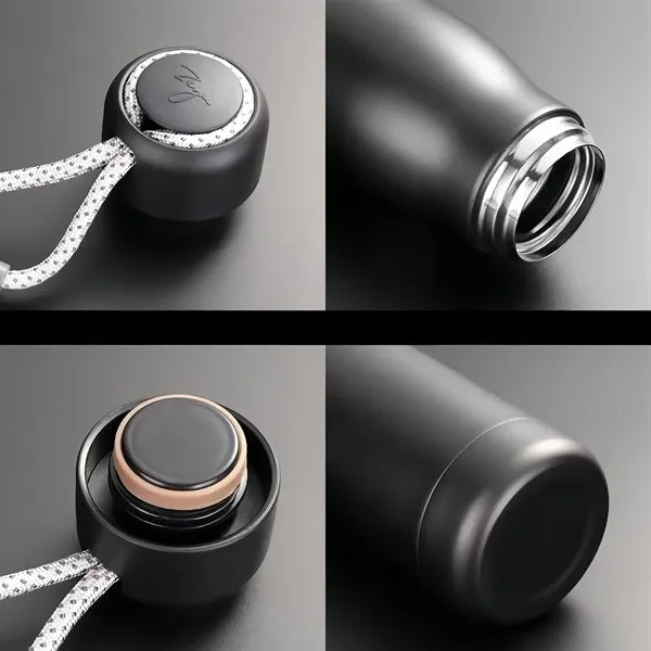 18oz Stainless Steel Insulated Bottle Carry Strap Travel