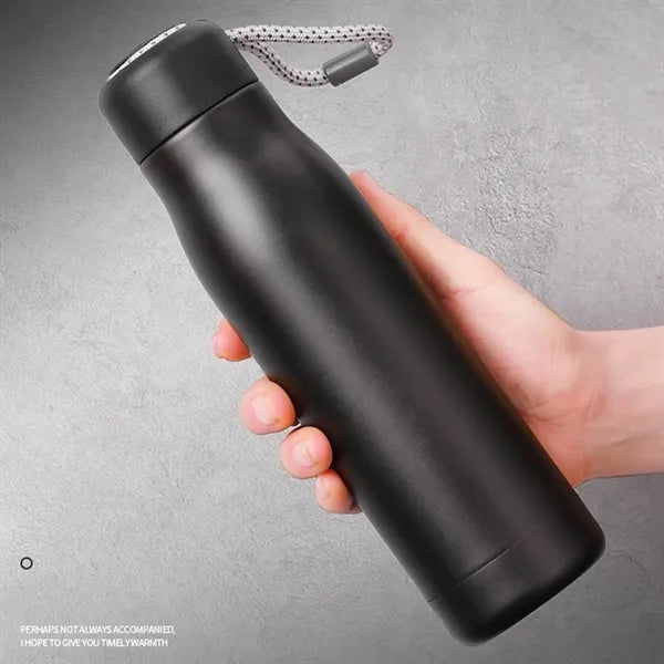 18oz Stainless Steel Insulated Bottle Carry Strap Travel