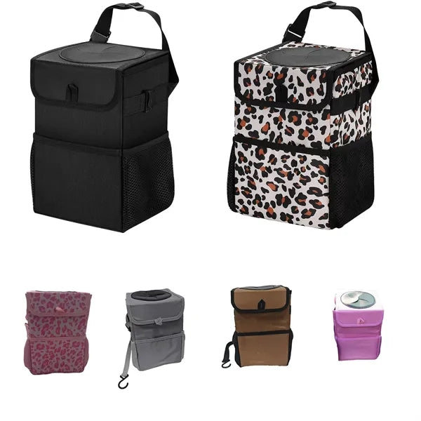 Car Trash Can Foldable Storage Box Portable Organizer