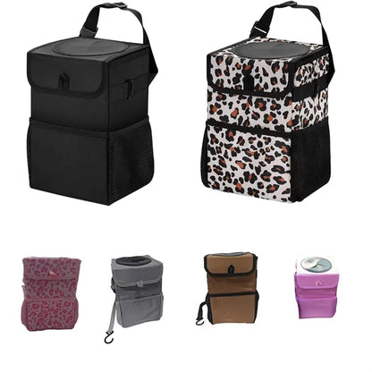 Car Trash Can Foldable Storage Box Portable Organizer