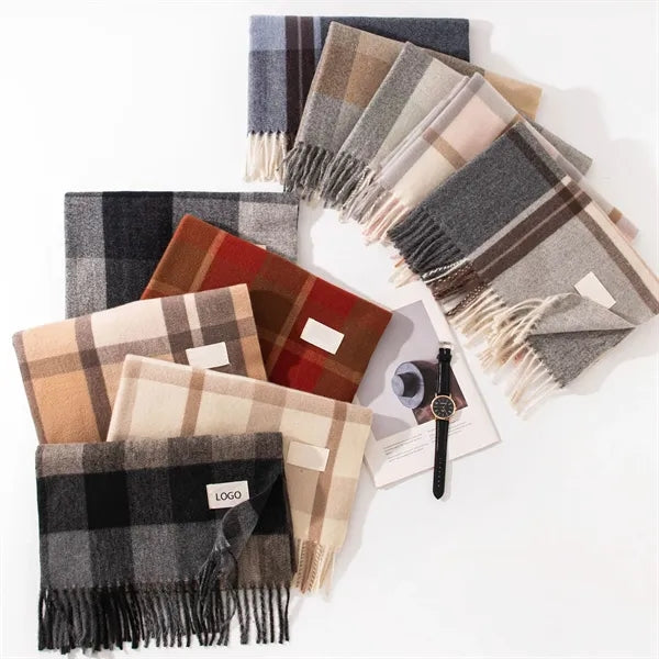 Classic Plaid Scarf Wrap