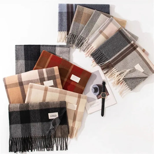 Classic Plaid Scarf Wrap