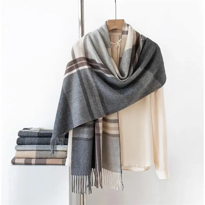 Classic Plaid Scarf Wrap