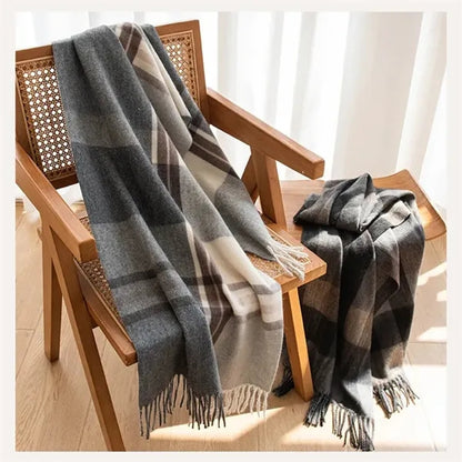 Classic Plaid Scarf Wrap