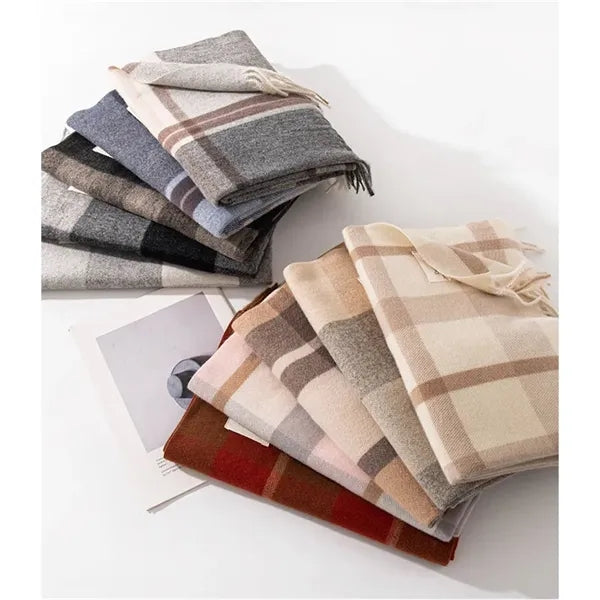 Classic Plaid Scarf Wrap