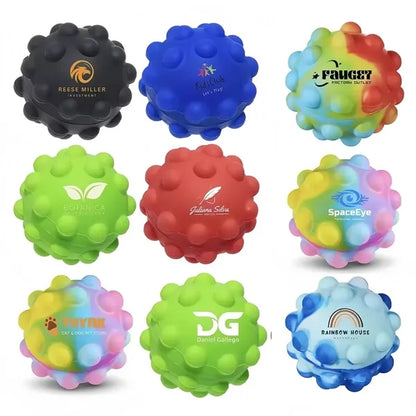Silicone Stress Relief Pop Ball Fidget Sensory Toy