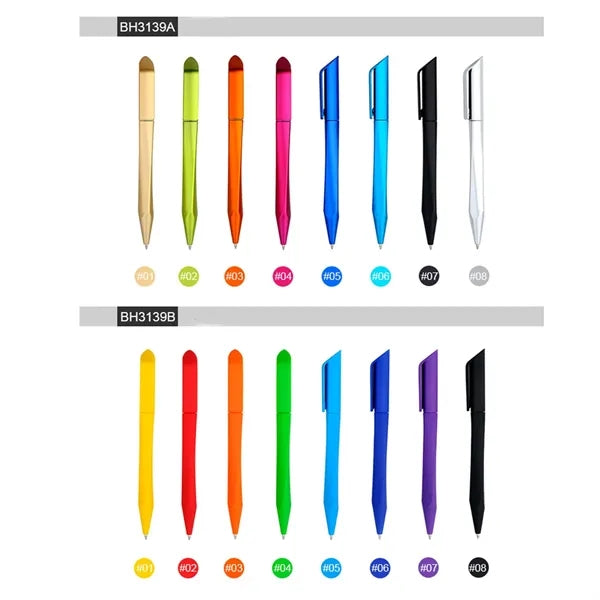 Vibrant Twist Metal Pens