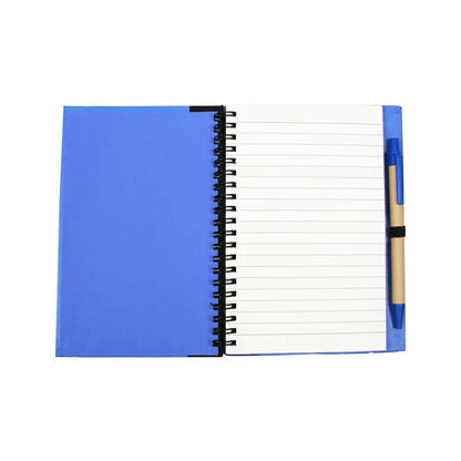 Contrast Paperboard Spiral Notebook & Pen 5.5" x 7.125"