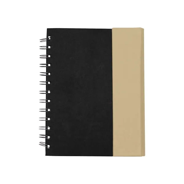 Spiral Notebook With Sticky Notes & Pen 5.75" x 7.25"