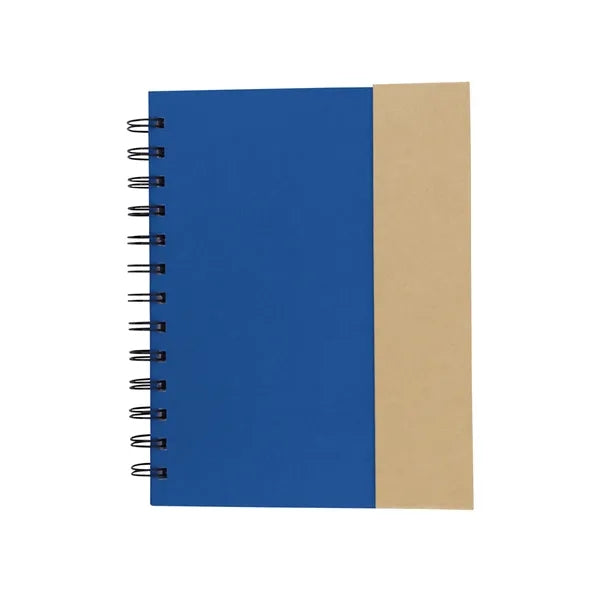 Spiral Notebook With Sticky Notes & Pen 5.75" x 7.25"