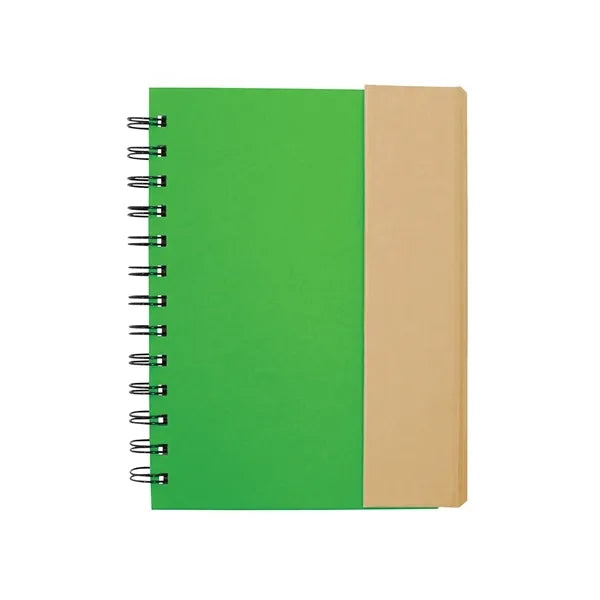 Spiral Notebook With Sticky Notes & Pen 5.75" x 7.25"