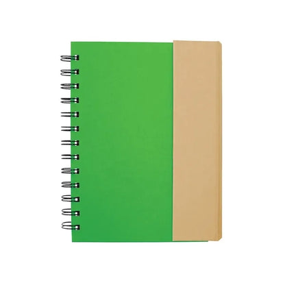 Spiral Notebook With Sticky Notes & Pen 5.75" x 7.25"
