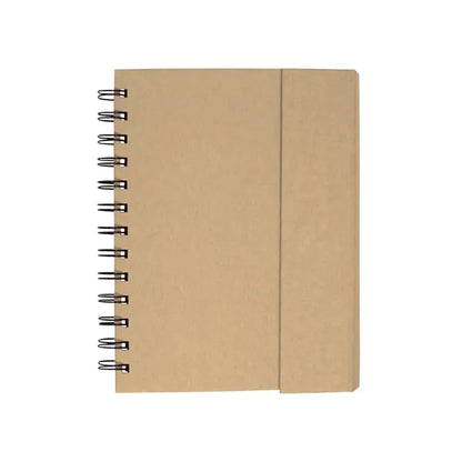 Spiral Notebook With Sticky Notes & Pen 5.75" x 7.25"