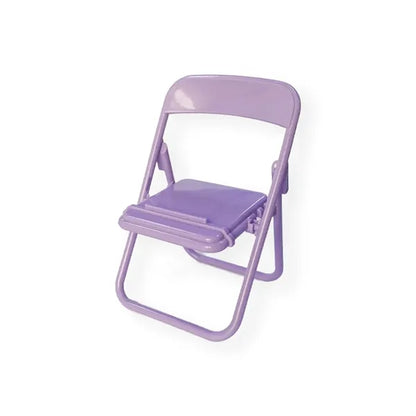 Colorful Stable Portable Mini Folding Chair Phone Stand
