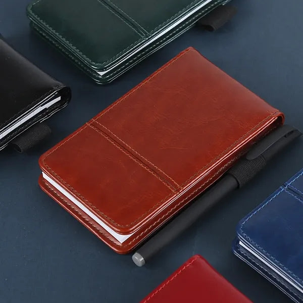 Business PU Leather Cover Notebook with 8-Digit Calculator