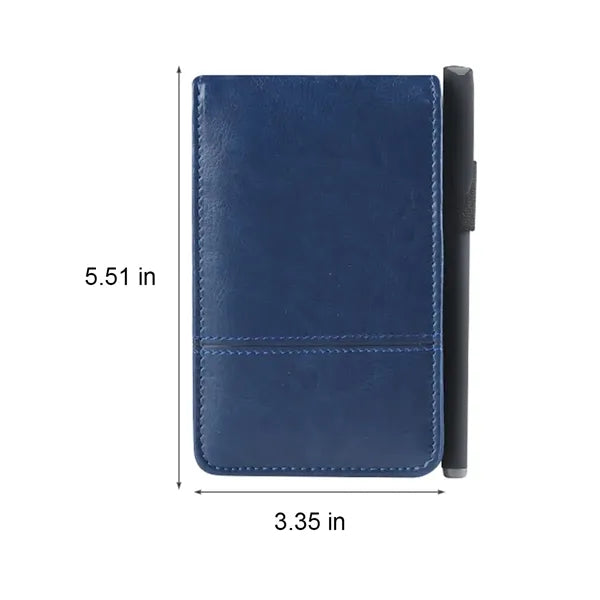 Business PU Leather Cover Notebook with 8-Digit Calculator