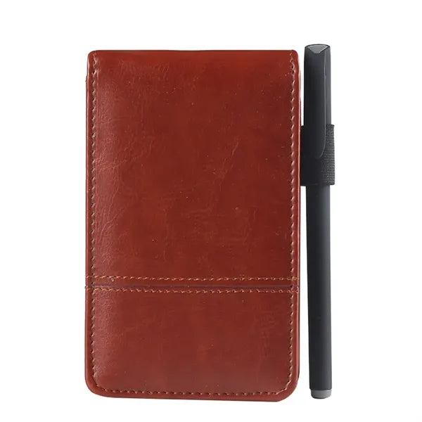 Business PU Leather Cover Notebook with 8-Digit Calculator