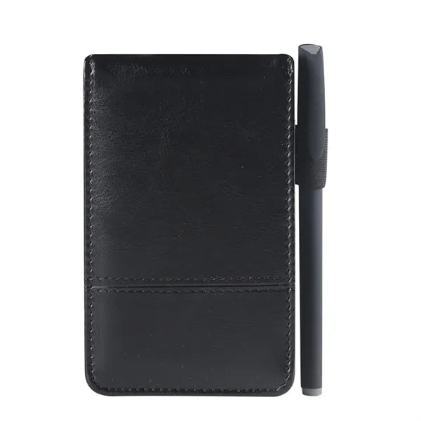 Business PU Leather Cover Notebook with 8-Digit Calculator