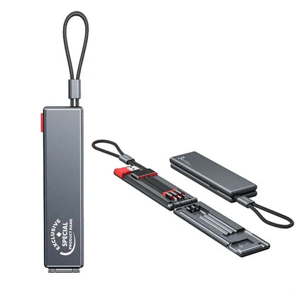 Versatile 3-in-1 Braided Charging Cable for Multiple Devices
