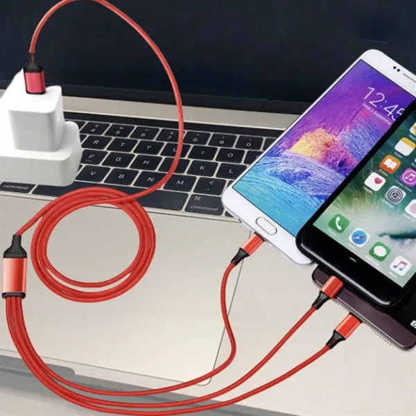 3-in-1 Multi-Charging Cable with Portable Capsule Box
